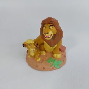 Disney's The Lion King , Mufasa And Simba , Lil Classics, PVC Topper Pre‎ Owned